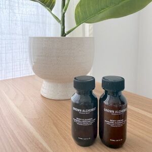 2/$20 travel minis - Grown Alchemist Body Wash & Body Lotion
